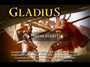 Gladius (USA) screen shot title